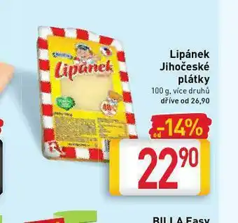 Billa Lipánek jihočeské plátky nabídka