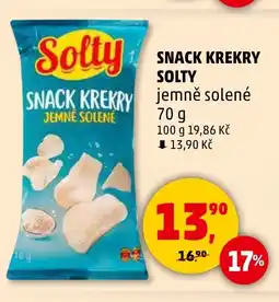 Penny Market Snack krekry jemně solené nabídka