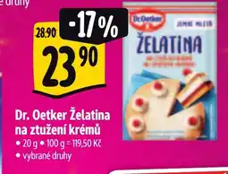 Albert DR.OETKER Želatina na ztužení krémů nabídka