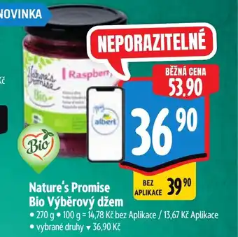 Albert Nature's Promise Bio Výběrový džem nabídka