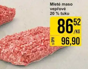 Jip Mleté maso vepřové 20% tuku nabídka