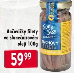 Qanto Ančovičky filety ve slunečnicovém oleji nabídka