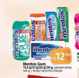 Coop Mentos gum nabídka