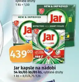 Coop Jar kapsle na nádobí nabídka