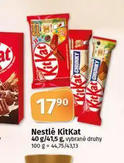 Coop Nestlé kitkat nabídka