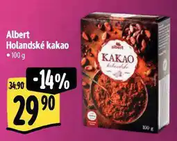 Albert Holandské kakao nabídka