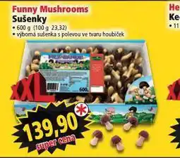 Norma Sušenky funny mushrooms nabídka