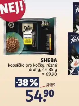 Rossmann Sheba kapsičky pro kočky nabídka