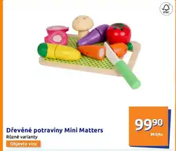 Action Dřevěné potraviny Mini Matters nabídka