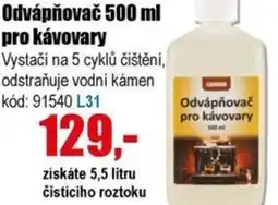 Odvápňovač pro kávovary