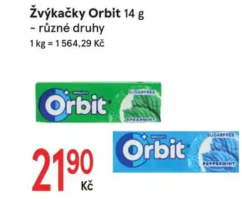 Žabka Žvýkačky Orbit nabídka