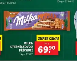 Lidl Milka s perníčkovou příchutí nabídka