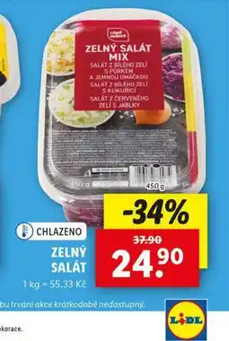 Lidl Zelný salát nabídka
