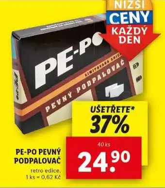 Lidl Pe-po pevný podpalovač nabídka