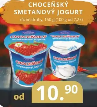 Potraviny CZ Choceňský smetanový jogurt nabídka