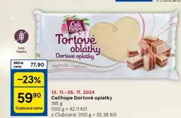 Tesco Celihope Dortové oplatky nabídka