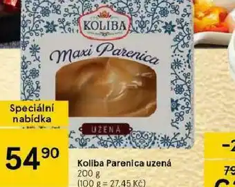 Tesco Koliba parenica uzená nabídka
