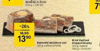 Klatovský lahůdkový sulc