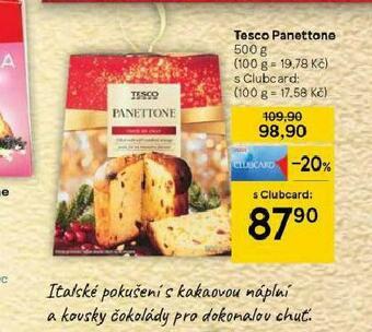 Tesco Tesco panettone nabídka