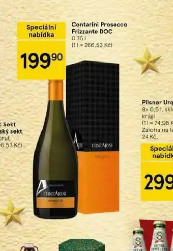 Tesco Contarino prosecco frizzante doc nabídka