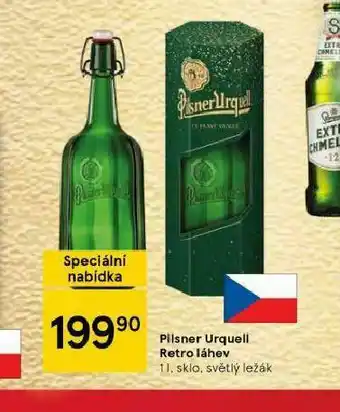 Tesco Pivo pilsner urquell retro edice nabídka