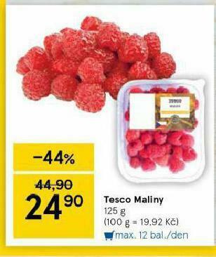 Tesco Maliny nabídka