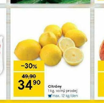Tesco Citrony nabídka
