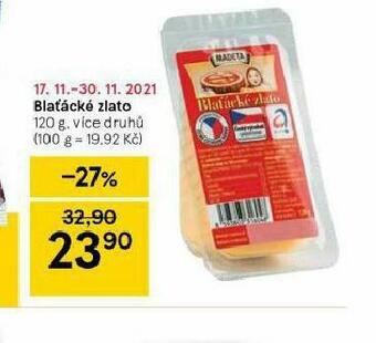 Tesco Blaťácké zlato nabídka