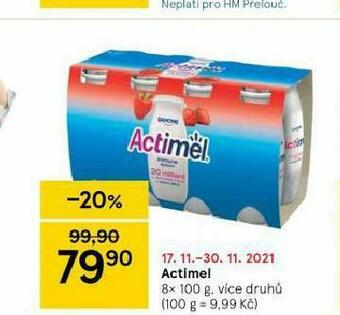 Tesco Actimel nabídka