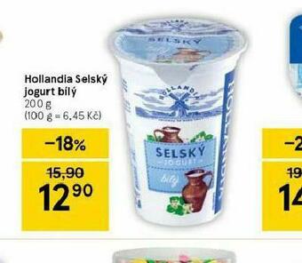 Tesco Hollandia selský jogurt bílý nabídka