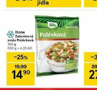 Tesco Dione zeleninová směs polévková nabídka