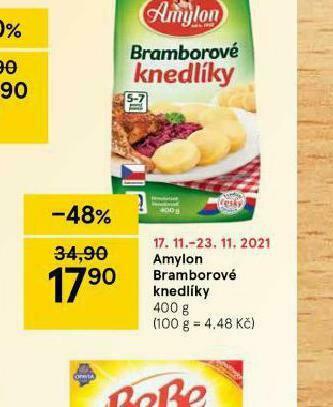 Tesco Amylon bramborové knedlíky nabídka