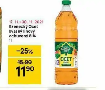 Tesco Bzenecký ocet kvaný lihový ochucený 8% nabídka