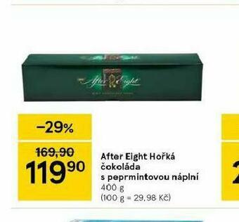 Tesco After eight hořká čokoláda s peprmintovou náplní nabídka