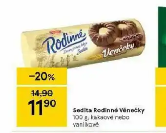 Tesco Sedita rodinné věnečky nabídka