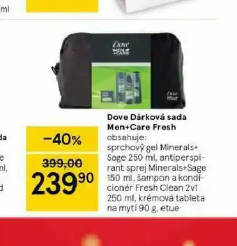 Tesco Dove dárková sada men+care fresh nabídka