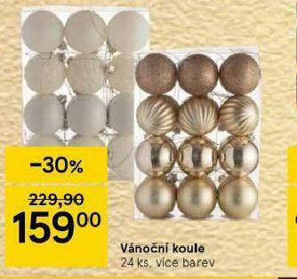 Tesco Vánoční koule nabídka