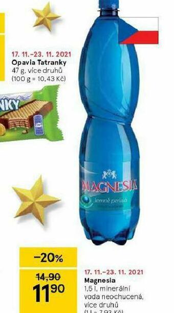 Tesco Magnesia nabídka