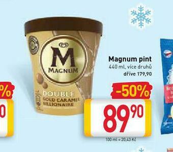 Billa Magnum pint nabídka