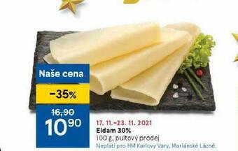 Tesco Eidam 30% nabídka