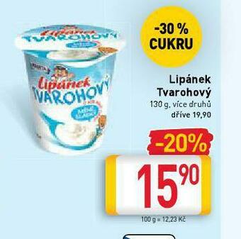 Billa Lipánek tvarohový nabídka