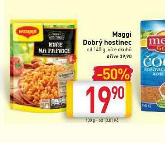 Billa Maggi dobrý hostinec nabídka