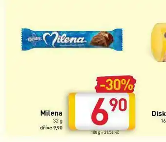 Billa Milena orion nabídka