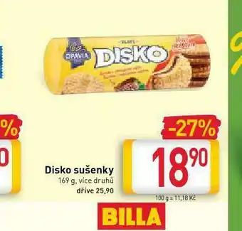 Billa Dikos sušenky nabídka