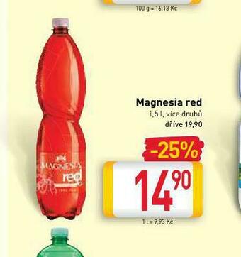 Billa Magnesia red nabídka