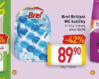 Billa Bref briliant wc kuličky nabídka