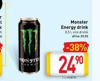 Billa Monster energy drink nabídka
