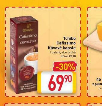Billa Tchibo cafissimo kávové kapsle nabídka