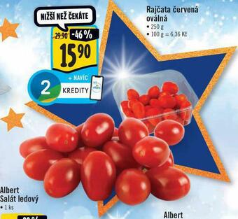 Jip Rajčata červená oválná nabídka