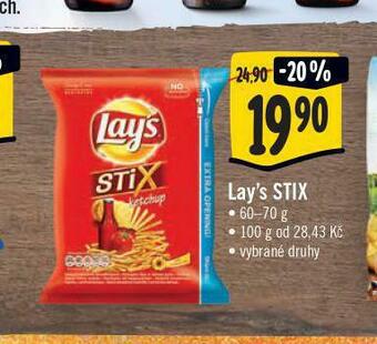 Jip Lay´s stix nabídka